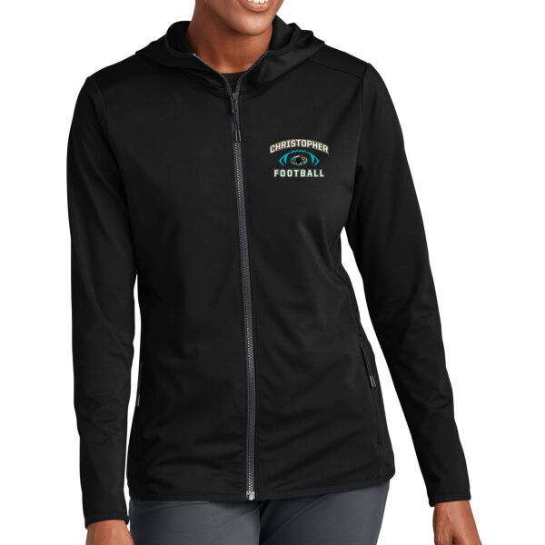 Christopher Football Ladies Circuit Hooded Full Zip Thumbnail