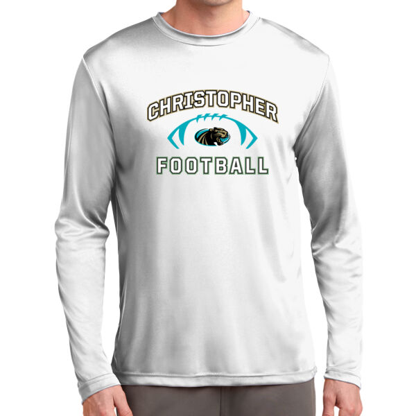 Christopher Football Long Sleeve PosiCharge Competitor Tee Thumbnail